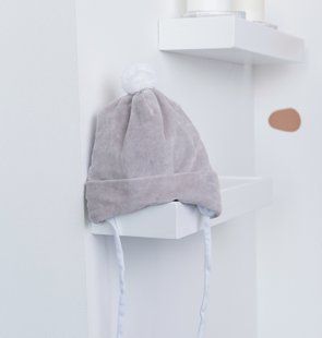 Шапочка Velour сіра 588 фото