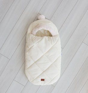 Конверт-кокон "Baby"молочний 284 фото