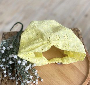 Бандана з прошви Air Flower жовта 336 фото